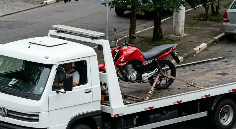 Reboque de moto em Florianópolis – guincho especializado para motocicletas